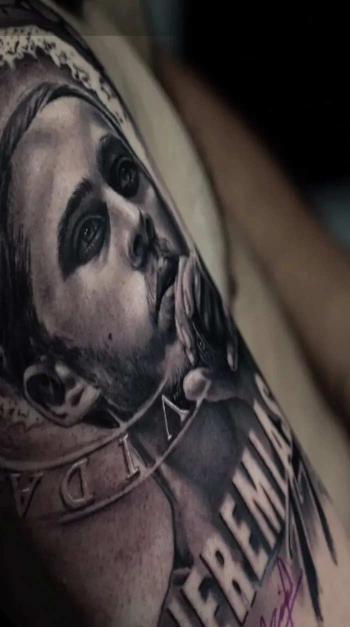 Canserbero / Life — Black & gray tatuaje por Amed Cid